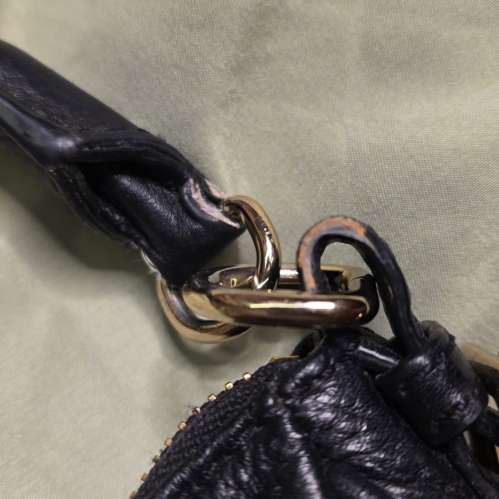 Kate Spade Black Pebbled Leather Slouch Hobo Satchel Shoulder Bag - Picture 7 of 7